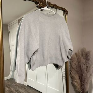All:row gray sweatshirt